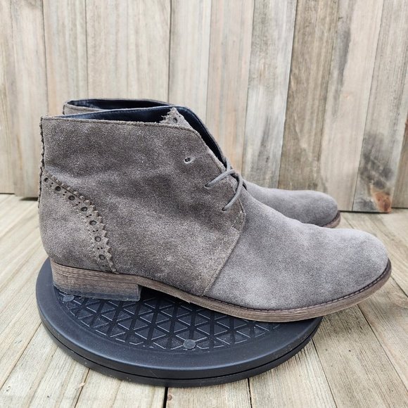 Womens Franco Sarto size 10 Ankle High Leather Bootie Boots - Picture 3 of 9